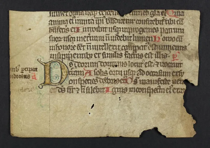 Framed Print : Psalter (Fragment) Framed Print : Psalter (Fragment)