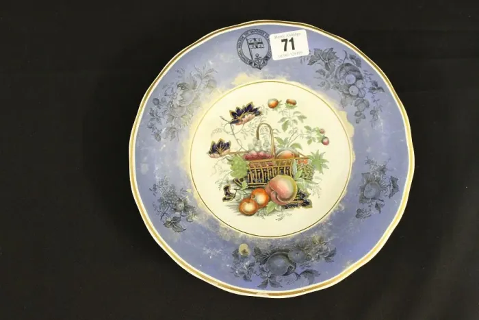 Framed Print : PSNC ironstone dessert plate Framed Print : PSNC ironstone dessert plate