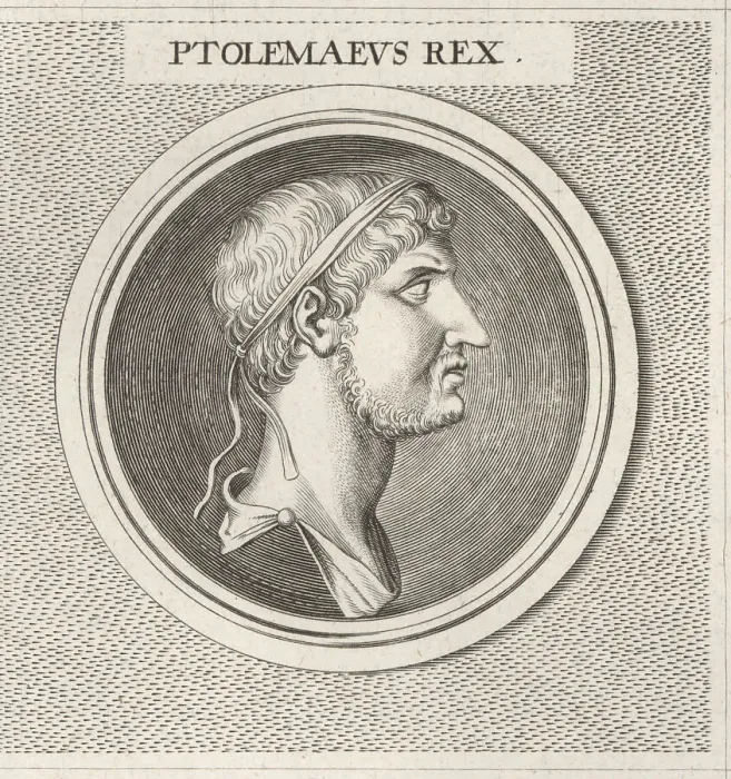 Framed Print : Ptolemy, King of Mauritania, 13 BC - 40 AD