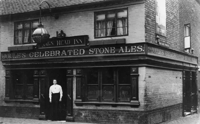 Framed Print : Pub Exterior W / Landlady Framed Print : Pub Exterior W / Landlady