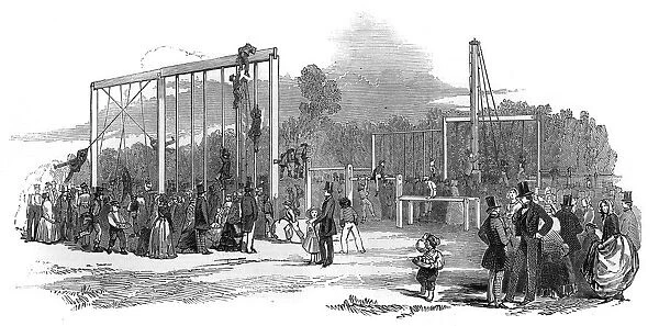 Public Gymnasium on Primrose Hill, London, 1848