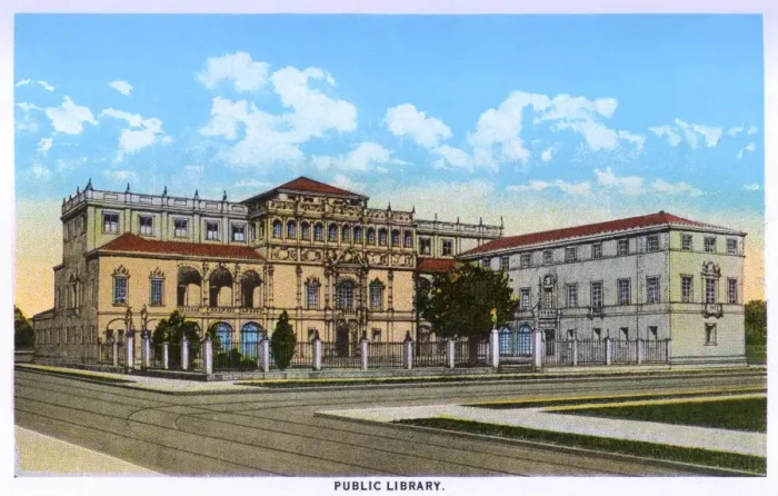 Framed Print : Public Library, Houston, Texas, USA Framed Print : Public Library, Houston, Texas, USA