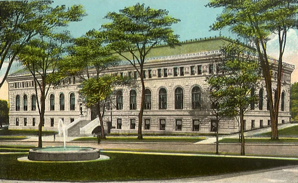The Public Library. Springfield. Date: 1920
