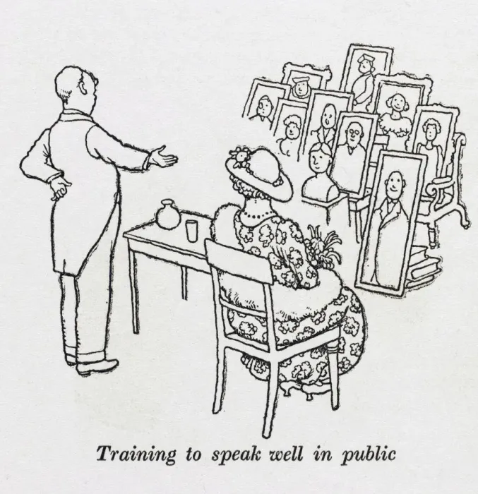 Framed Print : Public speaking / W H Robinson Framed Print : Public speaking / W H Robinson
