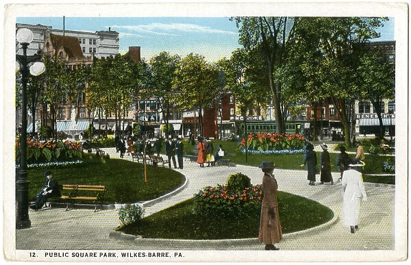 Public Square Park, Wilkes-Barre, Pennsylvania, USA
