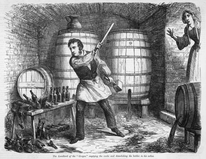 Framed Print : Publican Repents, 1864 Framed Print : Publican Repents, 1864