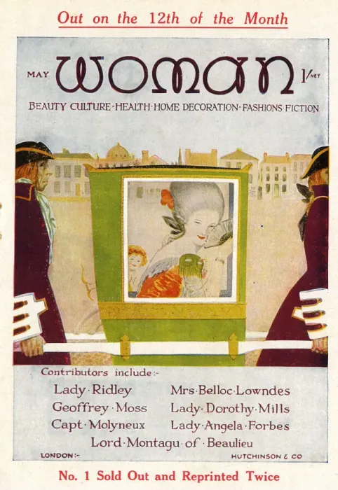 Framed Print : Publicity leaflet, First Edition of Woman Magazine Framed Print : Publicity leaflet, First Edition of Woman Magazine