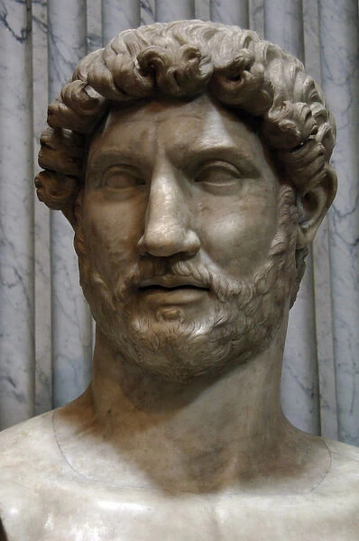 Publio Aelio Hadrian (76-138). Roman Emperor (117-138). Bust