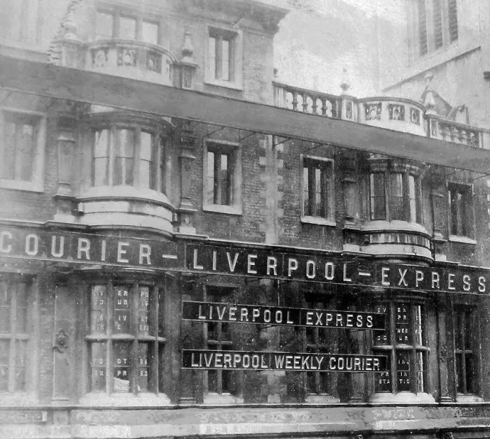 Framed Print : Publishing the Liverpool Express and Weekly Courier Framed Print : Publishing the Liverpool Express and Weekly Courier