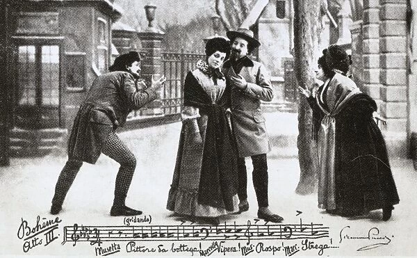 Puccini, Giacomo (1858-1924). Italian composer