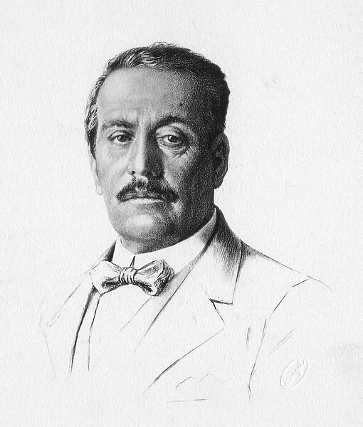 Puccini Stengel. GIACOMO PUCCINI Italian opera composer in later life Date: 1858 - 1924