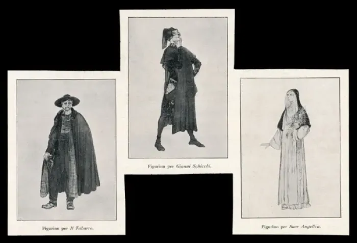 Framed Print : Puccini Trittico Costume Framed Print : Puccini Trittico Costume