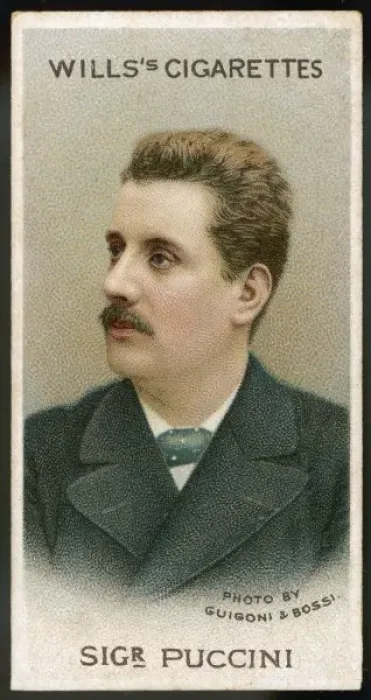 Framed Print : Puccini Wills Card Framed Print : Puccini Wills Card