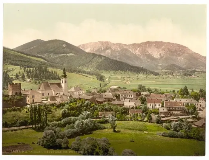 Framed Print : Puchberg, general view, Lower Austria, Austro-Hungary Framed Print : Puchberg, general view, Lower Austria, Austro-Hungary