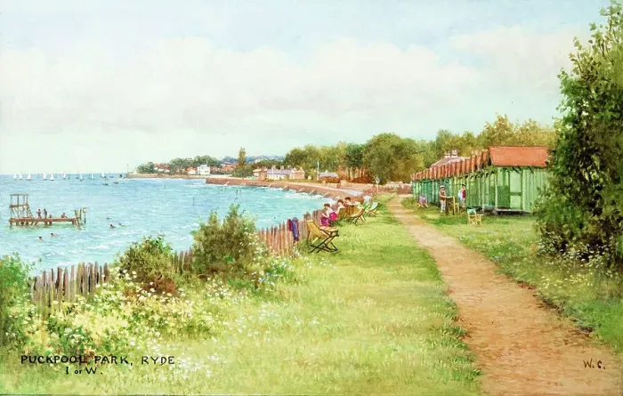 Framed Print : Puckpool Park, Ryde, Isle of Wight Framed Print : Puckpool Park, Ryde, Isle of Wight