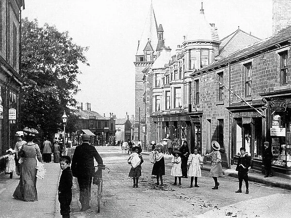 Pudsey Church Lane early 1900s