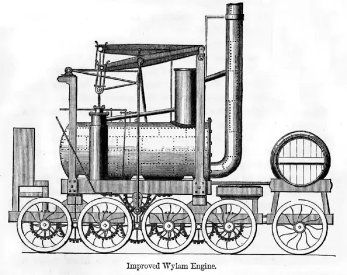 Framed Print : Puffing Billy, Hedleys improved Wylam engine Framed Print : Puffing Billy, Hedleys improved Wylam engine