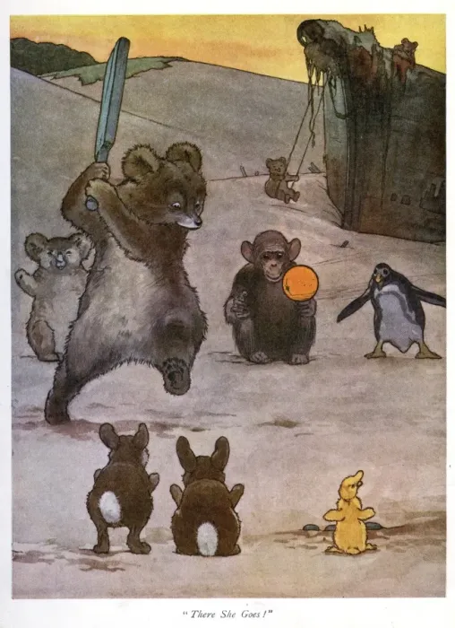 Framed Print : Pug Peter -- animals playing cricket with an orange Framed Print : Pug Peter -- animals playing cricket with an orange