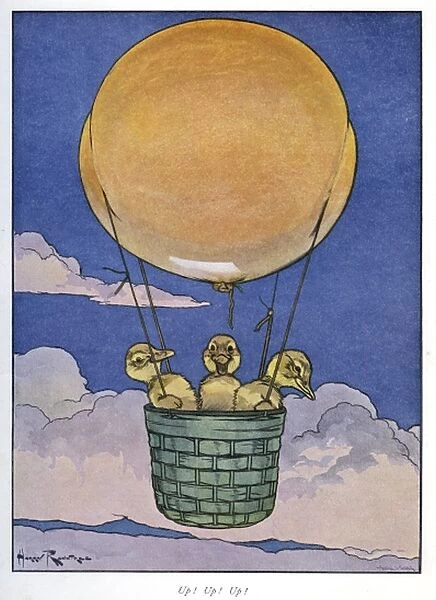 Pug Peter -- ducklings in a balloon