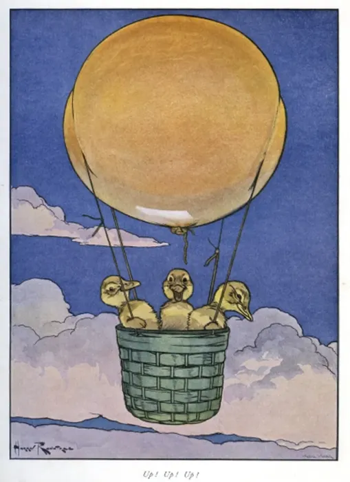 Framed Print : Pug Peter -- ducklings in a balloon Framed Print : Pug Peter -- ducklings in a balloon