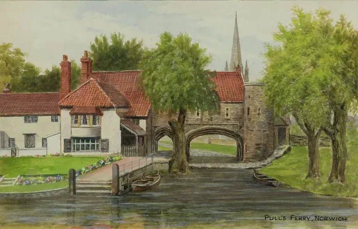 Framed Print : Pull's Ferry, Norwich, Norfolk Framed Print : Pull's Ferry, Norwich, Norfolk