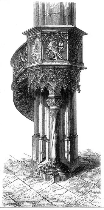 Framed Print : Pulpit / Stuttgart Framed Print : Pulpit / Stuttgart