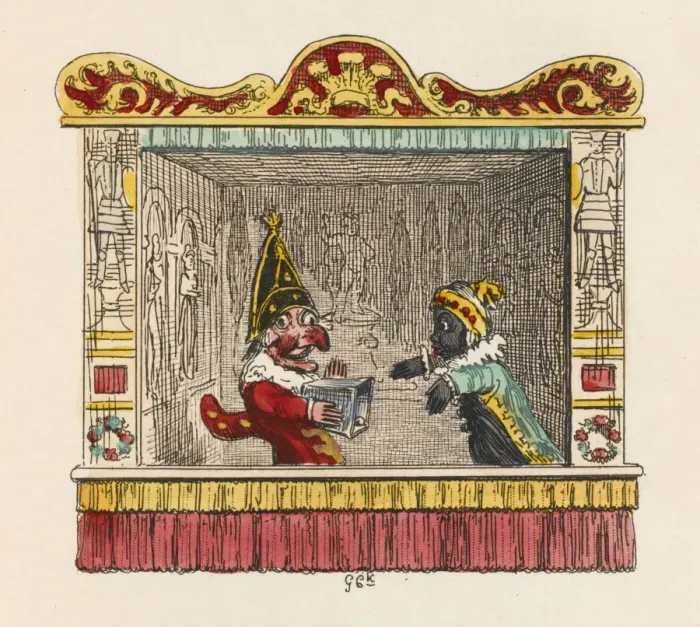 Framed Print : Punch and Footman Framed Print : Punch and Footman