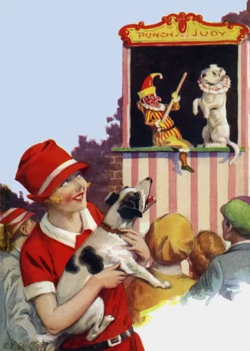 Framed Print : Punch & Judy Framed Print : Punch & Judy