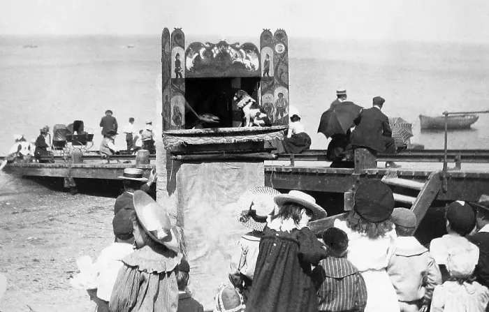 Framed Print : Punch and Judy, Aberystwyth, Wales Framed Print : Punch and Judy, Aberystwyth, Wales