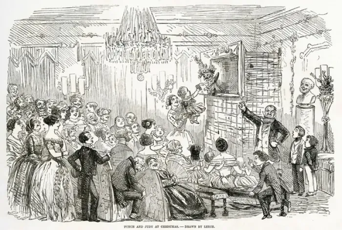 Framed Print : Punch and Judy at Christmas Framed Print : Punch and Judy at Christmas