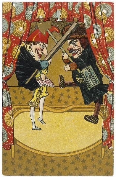 Punch & Judy Postcard