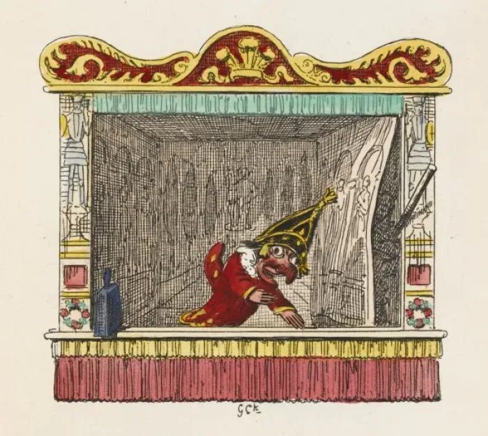 Framed Print : Punch and his Music Framed Print : Punch and his Music