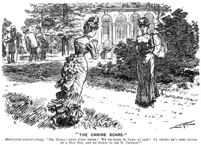 Framed Print : Punch Pasteur Joke Framed Print : Punch Pasteur Joke