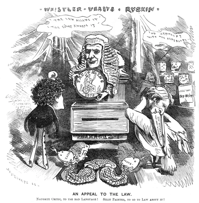 Framed Print : Punch / Ruskin / Whistler Framed Print : Punch / Ruskin / Whistler