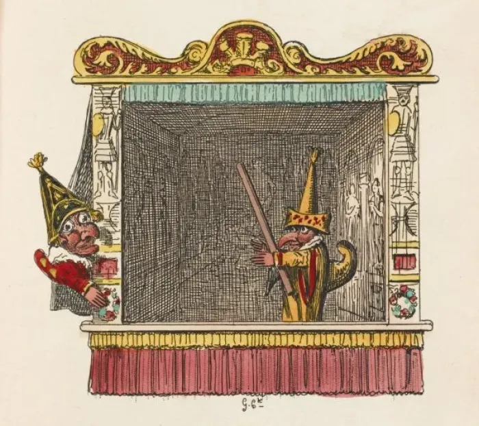 Framed Print : Punch & Scaramouche Framed Print : Punch & Scaramouche