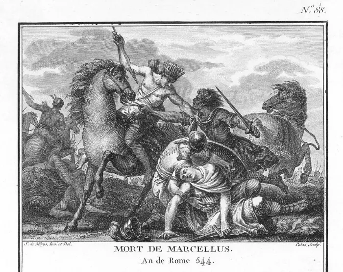 Framed Print : Punic War Marcellus 208 Military Scenes Battles Framed Print : Punic War Marcellus 208 Military Scenes Battles