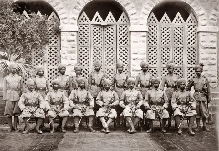 Framed Print : Punjabi, Baluchi and Afridi solders, British Army, c. 1905 Framed Print : Punjabi, Baluchi and Afridi solders, British Army, c. 1905