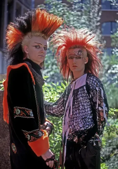 Framed Print : Punk Mohicans 1986 Framed Print : Punk Mohicans 1986