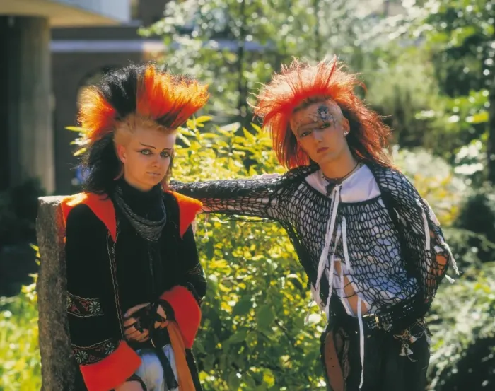 Framed Print : Punk Mohicans 1986 Framed Print : Punk Mohicans 1986