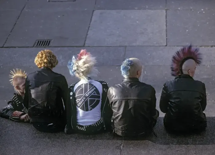 Framed Print : Punks Hairstyles Framed Print : Punks Hairstyles