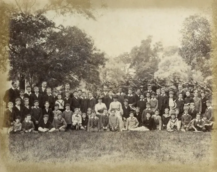 Framed Print : Pupils from Fretherne House School, 1903 Framed Print : Pupils from Fretherne House School, 1903