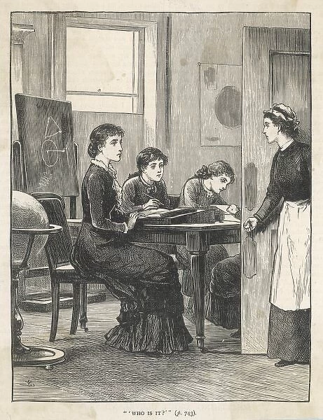 PUPILS & GOV NESS (1882)