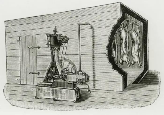 Framed Print : Puplett patent ammonia compressor Framed Print : Puplett patent ammonia compressor