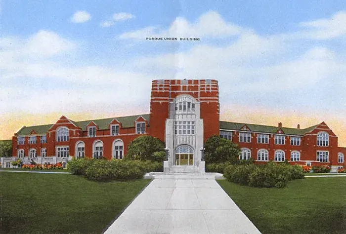 Framed Print : Purdue University, Lafayette, Indiana, Purdue Union Building Framed Print : Purdue University, Lafayette, Indiana, Purdue Union Building