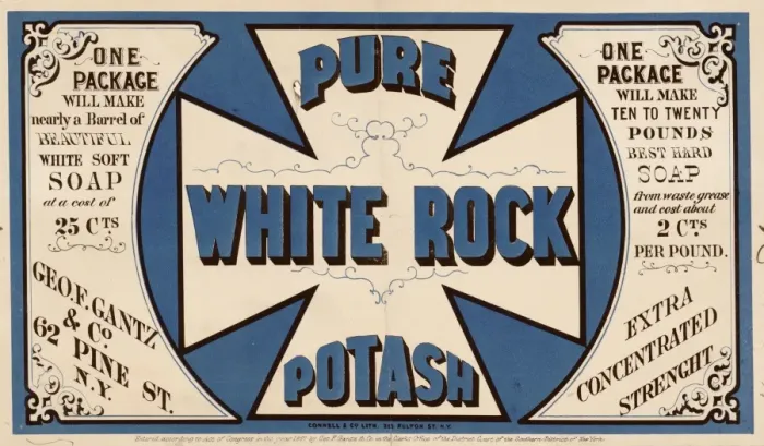 Framed Print : Pure white rock potash Framed Print : Pure white rock potash