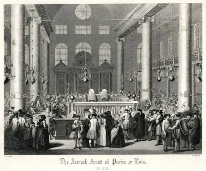 Framed Print : Purim ceremony 1712 Framed Print : Purim ceremony 1712