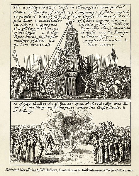 Puritan demonstrations against monarchy, 1643
