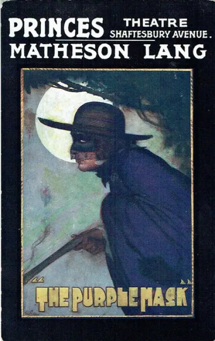 Framed Print : The Purple Mask adapted by Matheson Lang Framed Print : The Purple Mask adapted by Matheson Lang