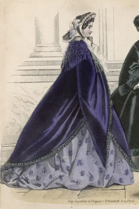 Framed Print : Purple Pardessus 1861 Framed Print : Purple Pardessus 1861