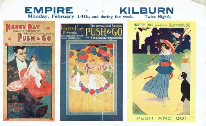 Framed Print : Push and Go revue by Albert de Courbille & F W Mark Framed Print : Push and Go revue by Albert de Courbille & F W Mark